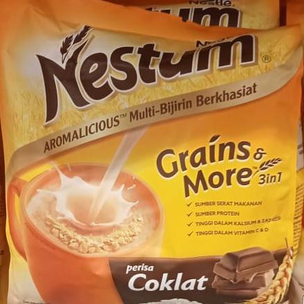 

`````````] NESTUM 3in 1 grain & MORE CHOCOLATE COKLAT 15's X 28 gr sereal coklat