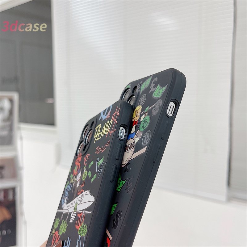 Soft Case VIVO Y21 2021 Y20 Y12S Y20S Y20i Y53 Y51 2020 Y31 2021 Y12 Y21S Y12A Y20A Y20G Y30G Y12G Y30 Y51S Y53S Y91C Y91 Y17 Y93 Y50 Y72 Y52 Y51A Y33S Y30i Y12i Y11S Y15 Y95 Y11 Y90 Y91i U10 Y70 Y1S Z3 A16 A15 A54 Cartoon Airplane Phone Case