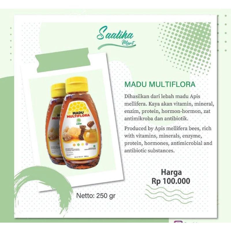 

Madu Multiflora sehat