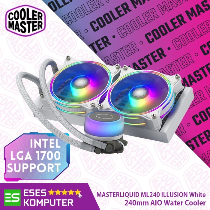 Cooler Master MASTERLIQUID ML240 ILLUSION WHITE EDITION | AIO 240mm