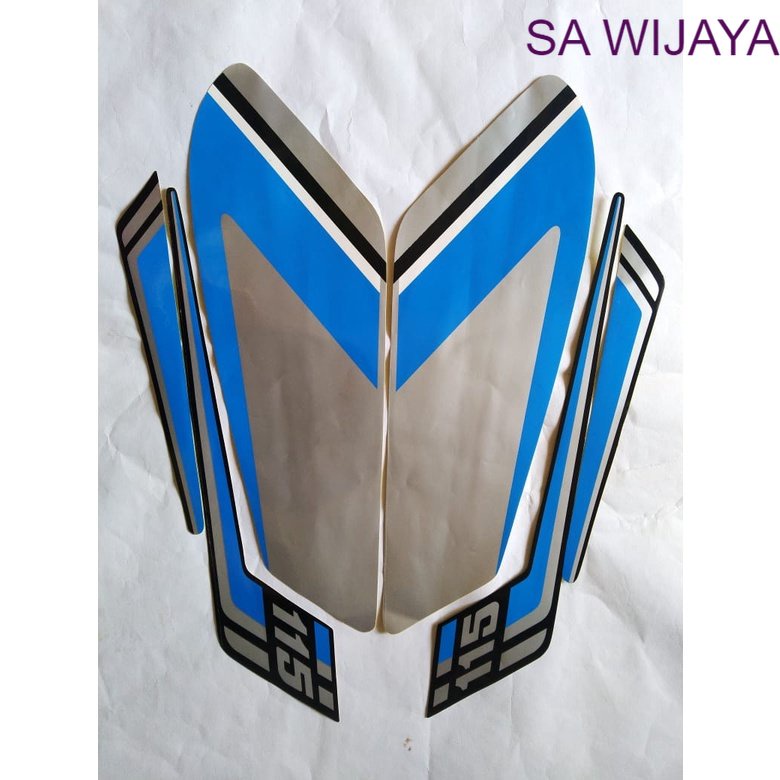 Striping Stiker List yamaha rx king special biru Premium Terbaik