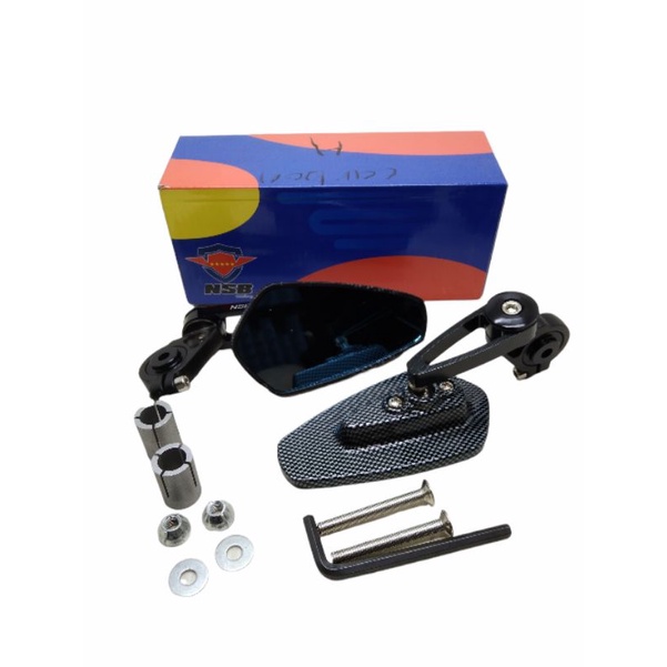 spion Jalu oval carbon spion Jalu oval universal Mio beat Scoopy beat fi aerox nmax pcx rxking satri