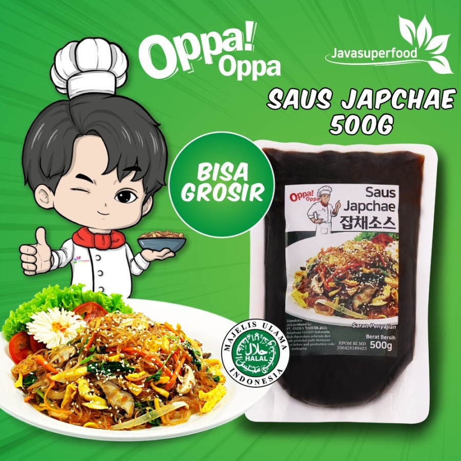 OppaOppa Japchae Saus / Bumbu Soun Goreng Korea Original Halal 500g