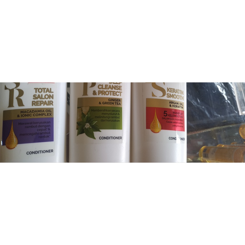 Shampoo &  conditioner tresemme deep  cleanse & protect ginger & green tea 170ml