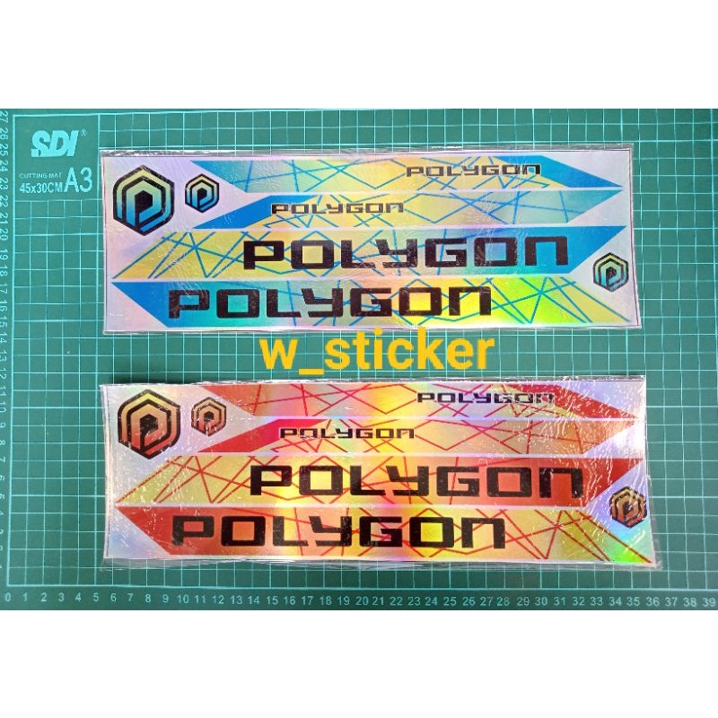 Sticker Frame sepeda polygon