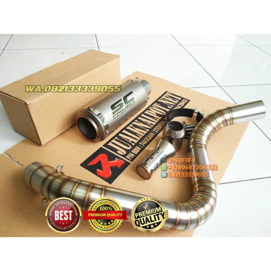 Knalpot IMPORT SC PROJECT TITANIUM KTM Duke 250 200 KTM RC 200 250 ALL