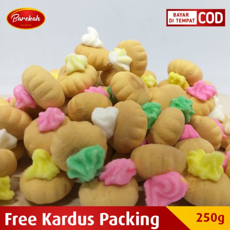 

Kue Kancing Monas Gemrose Kembang Warna Kiloan 250 Gram