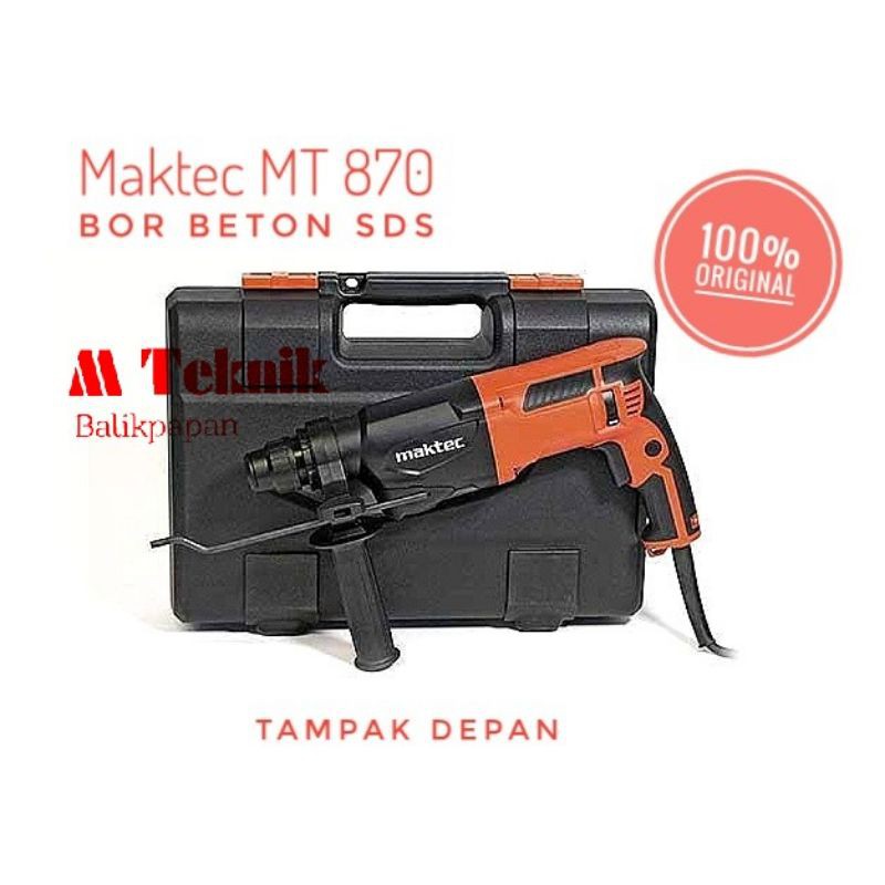Bor listrik bobok beton Maktec MT 870 SDS / Hammer Rotary Drill mt870