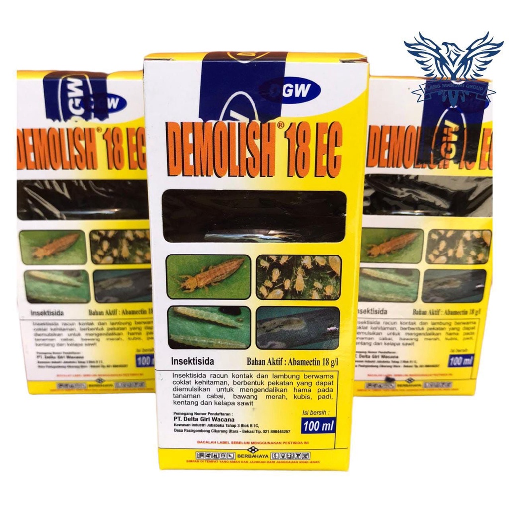 Insektisida Demolish 18EC 100ml + Bonus KAOS Demolish 100ml 100% Original