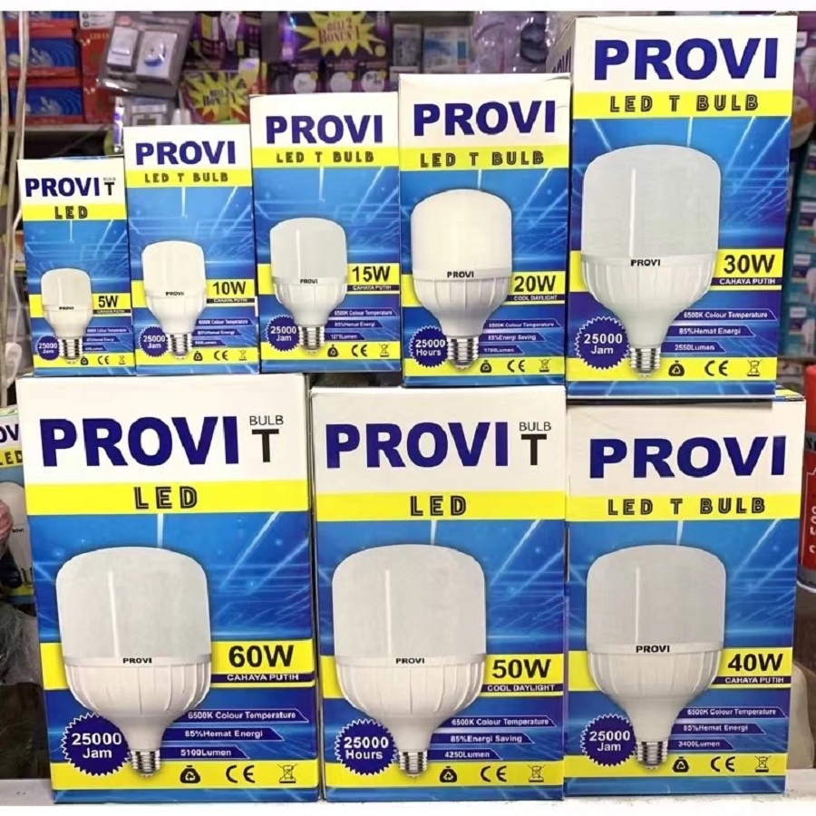 BOHLAM BOLA LAMPU LED PROVI 50W 50WATT GARANSI 1 TAHUN SANGAT TERANG LED KAPSUL CAPSULE