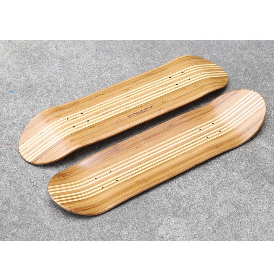 Deck skateboard 31x8 8 8.25 inch 8.5 inch OEM Bahan Bambu Dengan fiberglass