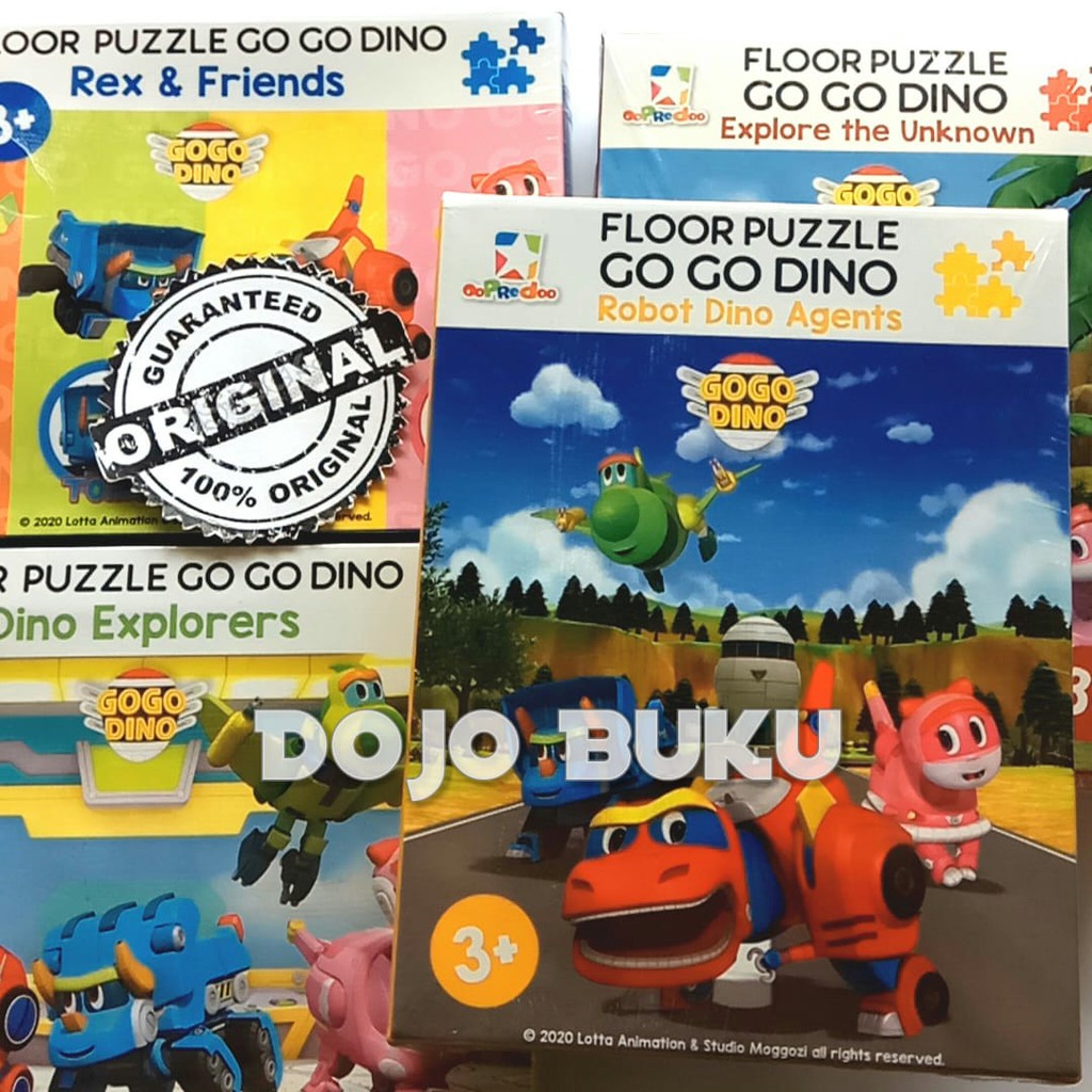 Opredo Floor Puzzle Go Go Dino by Lotta Animation