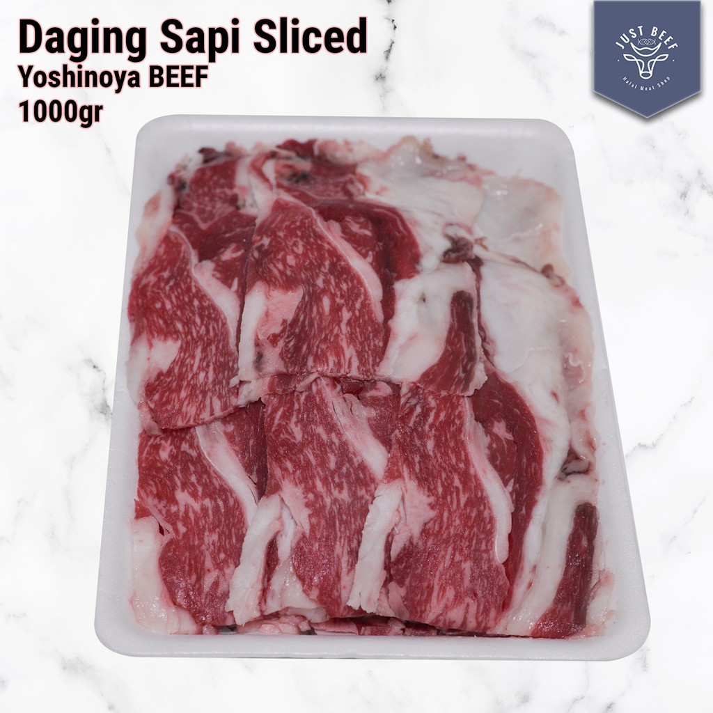 

Daging Sapi Sliced - Yoshinoya BEEF - 1 Kg -HARGA EKONOMIS !!!-