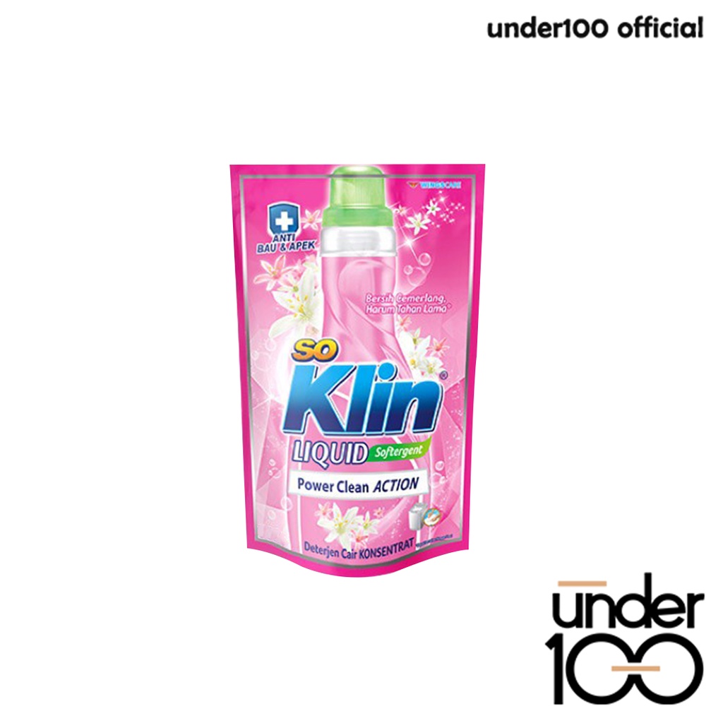❤ UNDER100 ❤ 1 RENTENG 12 SACHET  So Klin Liquid Softergent Liquid 22ml | Soklin | Deterjen Detergen Cair | 22ml