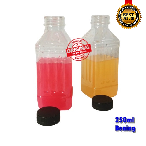 Botol Taro / Chimory 250ml Botol Plastik Pet Bening Transparan Botol Minyak Goreng