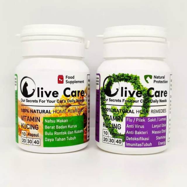 Olive Care Paket Anti Flu/Pilek Nafsu Makan Demam Kucing