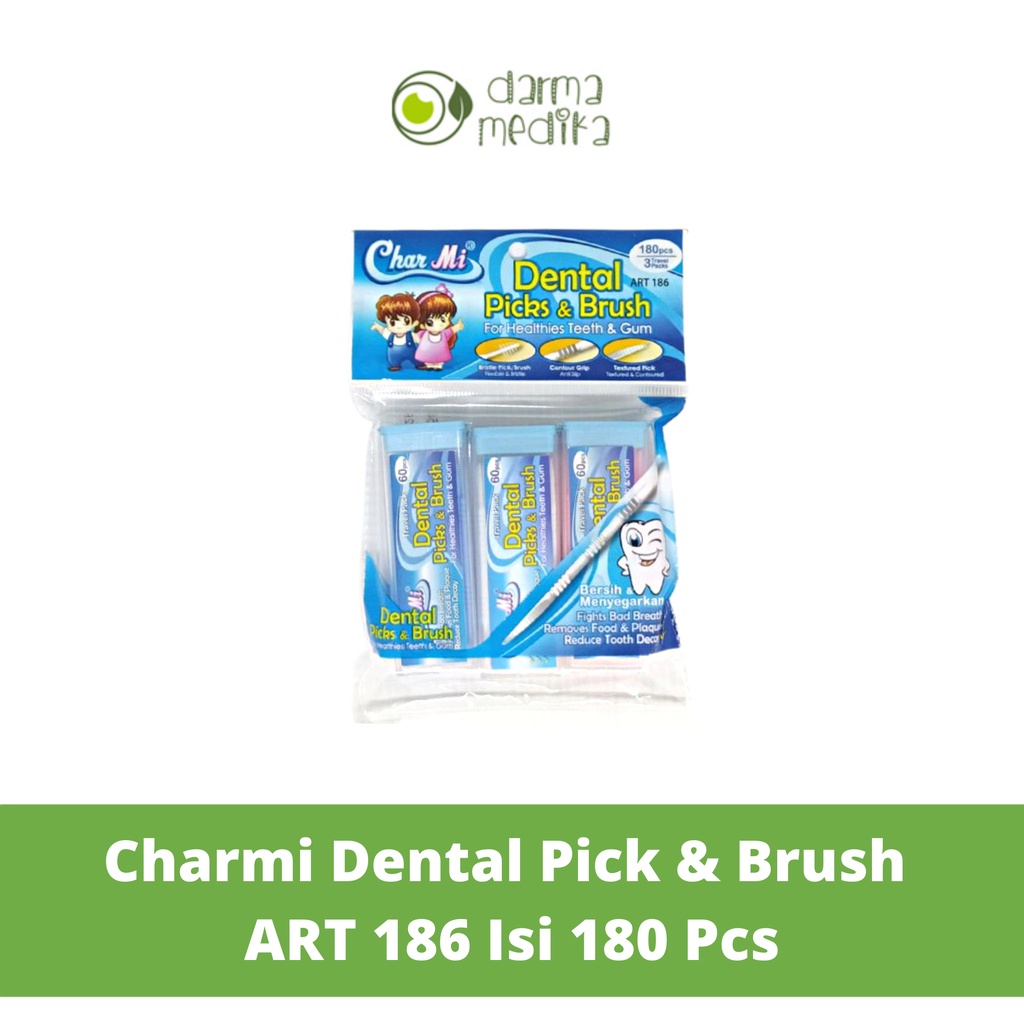 Char Mi Dental Picks &amp; Brush ART 186