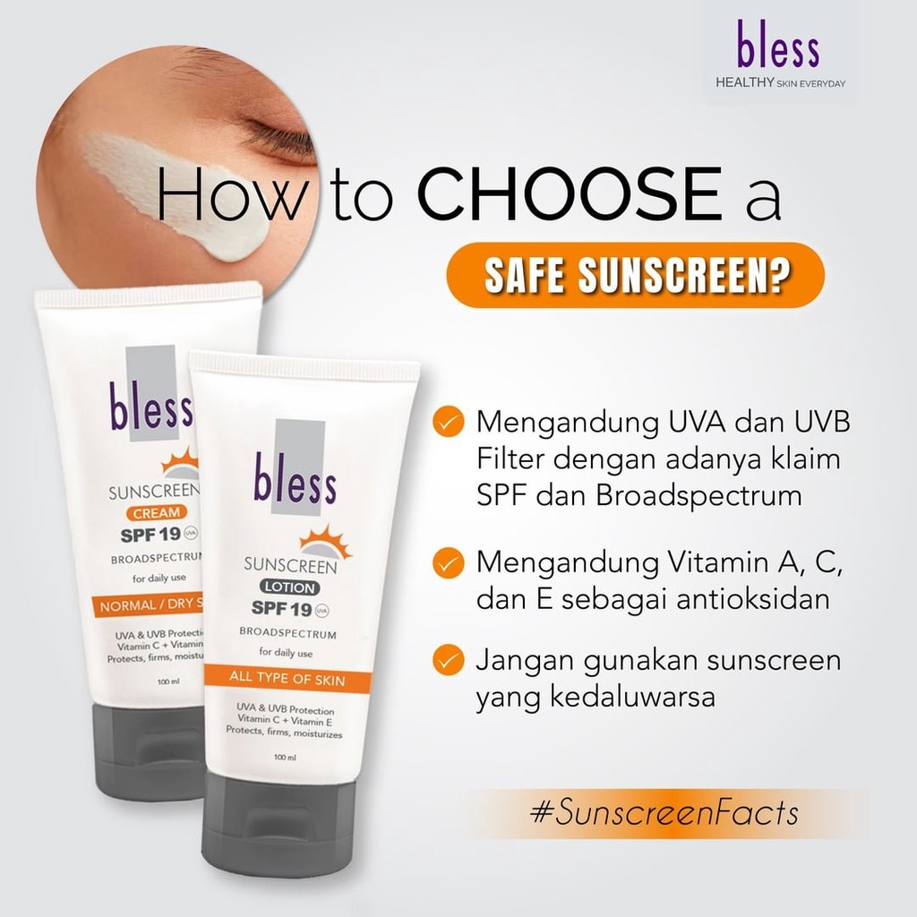 Bless Sunscreen SPF19 50ml