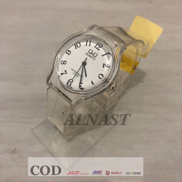 ~ALNAST~J017JY JAM TANGAN JELLY TRANSPARAN ARLOJI BENING UNISEX PRIA WANITA RUBBER QUARTS