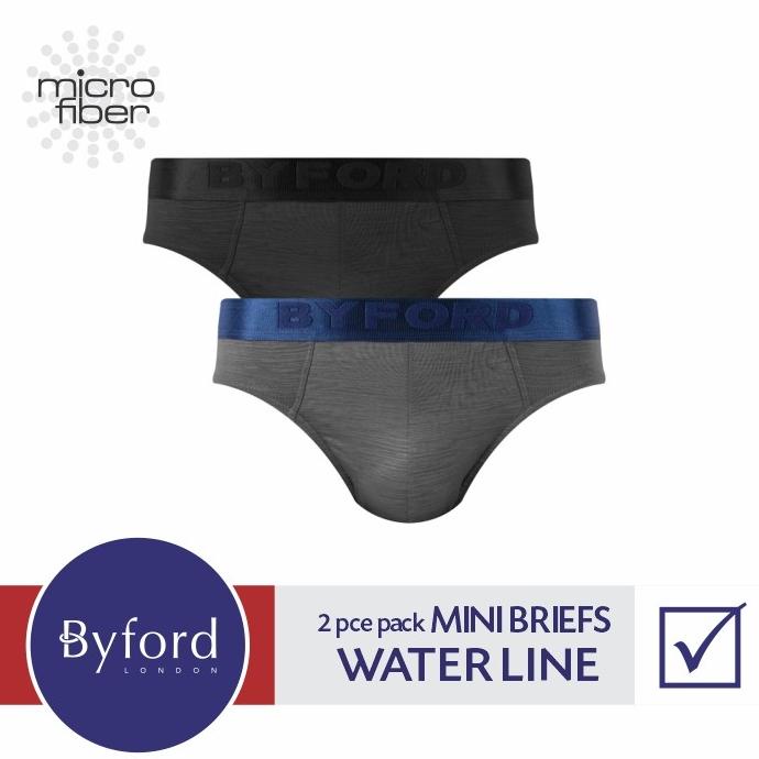 Byford Pakaian Dalam Pria Mini Brief 2 Warna / Pack - Sbyb35M2Ms