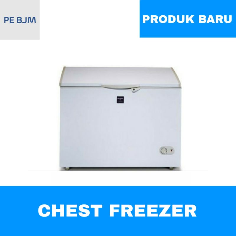 CHEST FREEZER SHARP 200 LITER - FRV-200 - GARANSI RESMI -KIRIM INVOICE