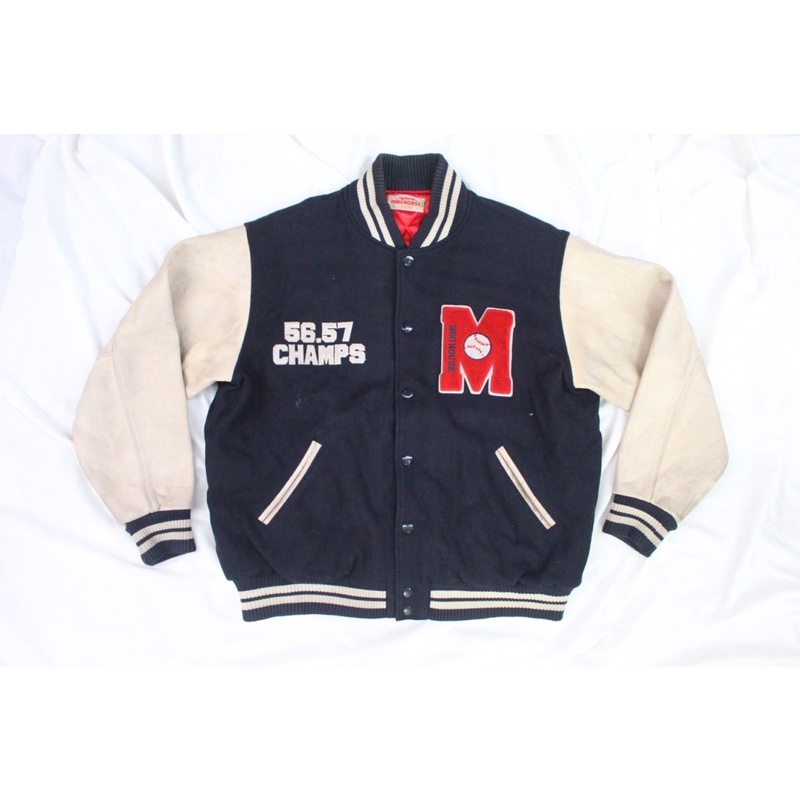 Jaket varsity vintage miki house japan