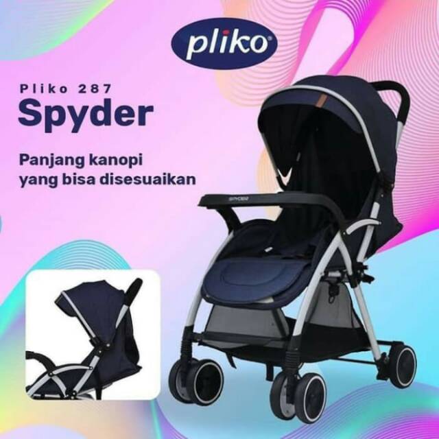 Stroller Bayi Pliko Spyder 287 / stroller pliko spyder 287 / Stroller Pliko Spyder 287