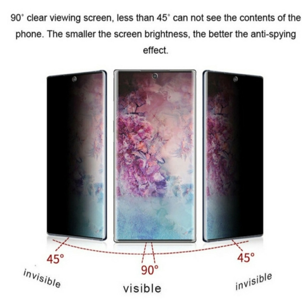 CUSTOM HYDROGEL Anti Spy samsung xiaomi poco iphone infinix Asus Rog ALL SEMUA TIPE HP AntiGores Screen Guard