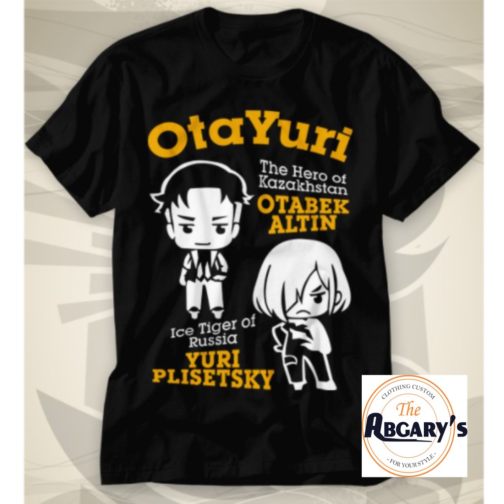 Kaos Anime Jepang Yuri On Ice Ota Yuri Tshirt Unsex Cewek Cowok Manga Jepang