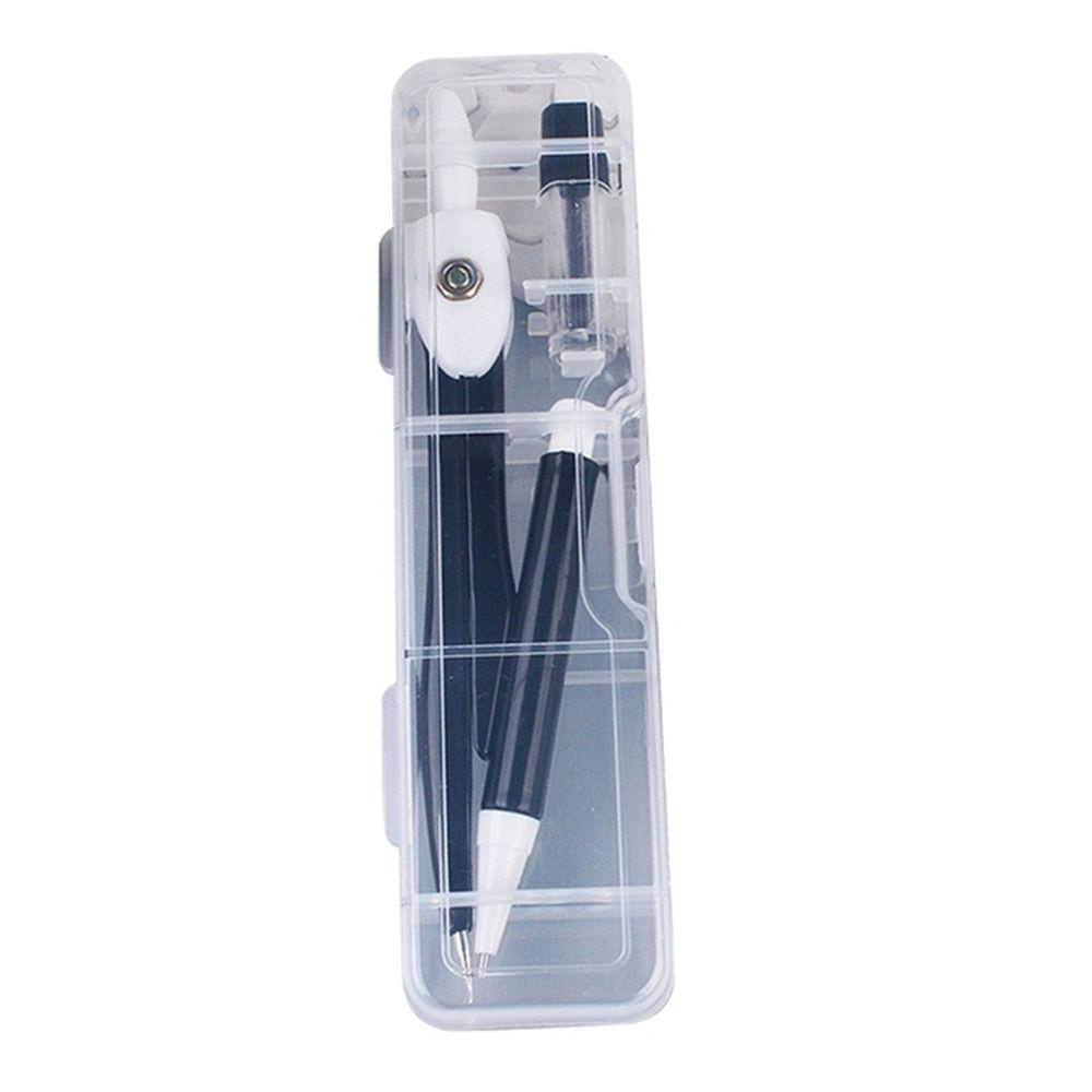 Agustina Compasses Set Tahan Lama Perlengkapan Sekolah Stainless Steel Alat Tulis Edukasi Siswa Math Compass