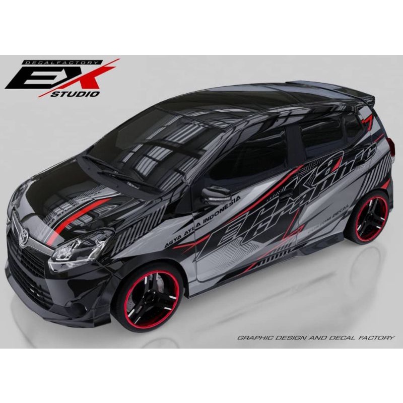 decal custom agya/ayla