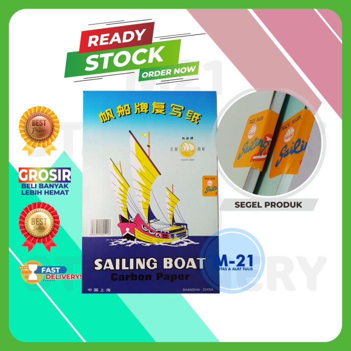 

KERTAS KARBON SAILING BOAT SINGLE HITAM F4