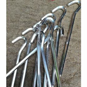 Pasak Tenda Alloy model segi enam - Pasak tenda tebal alloy