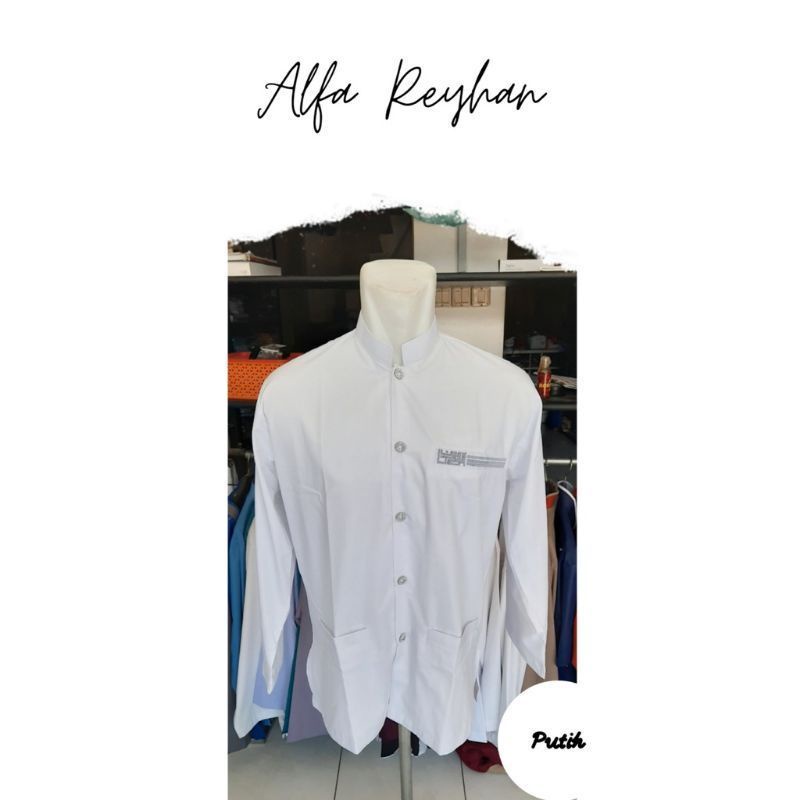 Baju Koko Haibah Bordir Kantong | Haibah Pria Habaib Alfareyhan