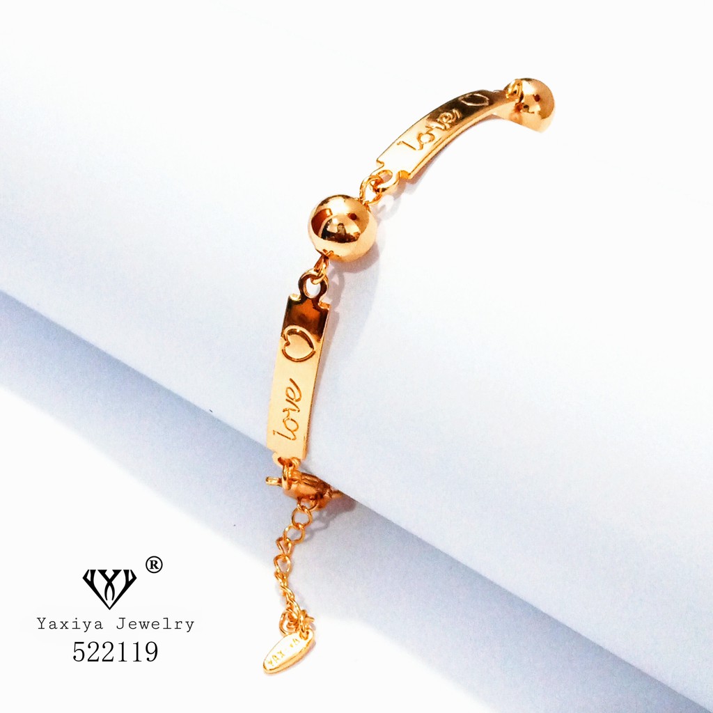 

Gelang Wanita Rantai Perhiasan Lapis Emas Yaxiya Jewelry 647