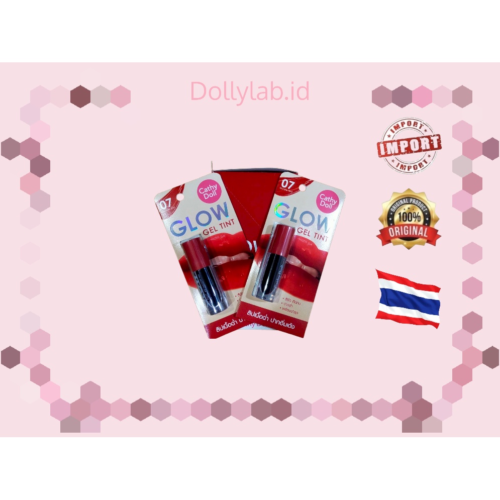 CATHY DOLL GLOW GELL TINT - LIP TINT 100% ORIGINAL