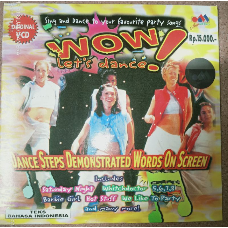 VCD original senam wow let's dance