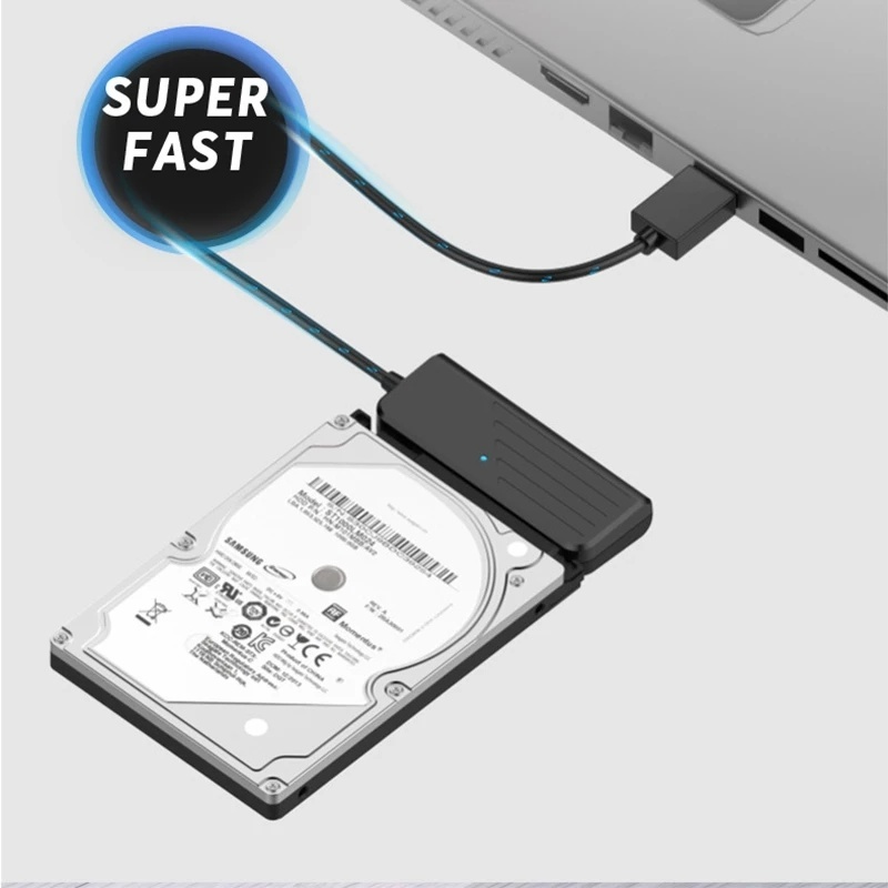 Kabel Adapter Hard Drive SATA Ke USB 3.0 / SATA Ke Tipe-c 5gbps Untuk Laptop