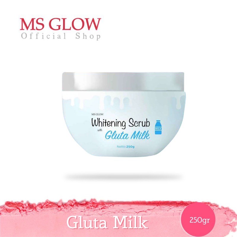 MS glow whitening scrub-Gluta Milk scrub