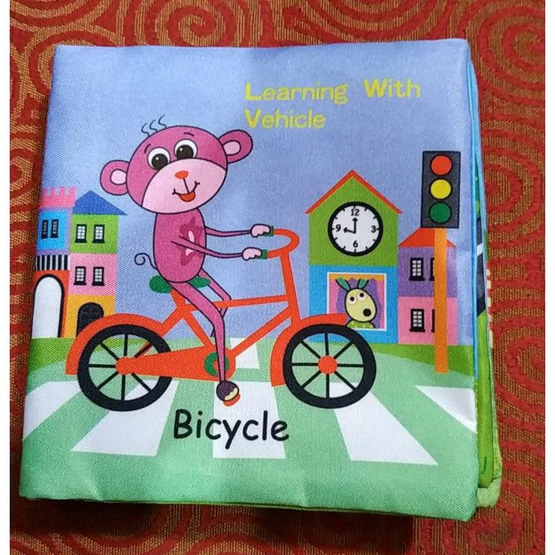 Buku kain bayi Buku Cerita Bahasa Inggris Bunyi nyitnyit Softbook Buku Bantal Softbook