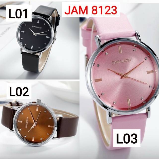 Jims Honey Jam Tangan 8123 Wanita Jimshoney Import Elegan Murah Ori Analog Quartz Fashion JH