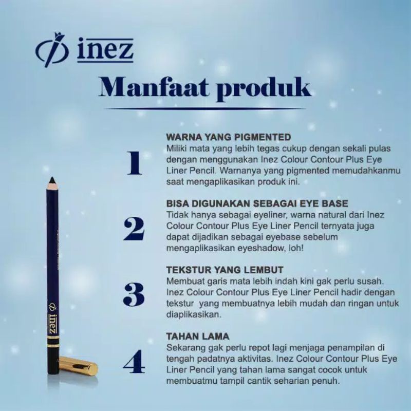 INEZ Color Contour Plus Eyeliner Pencil / Eye Liner