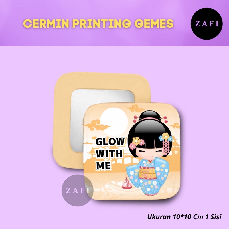 Cermin Ms glowKaca Ms Glow Cermin Ms Cosmetic Cermin tangan Hand Mirror-Cermin Gemes