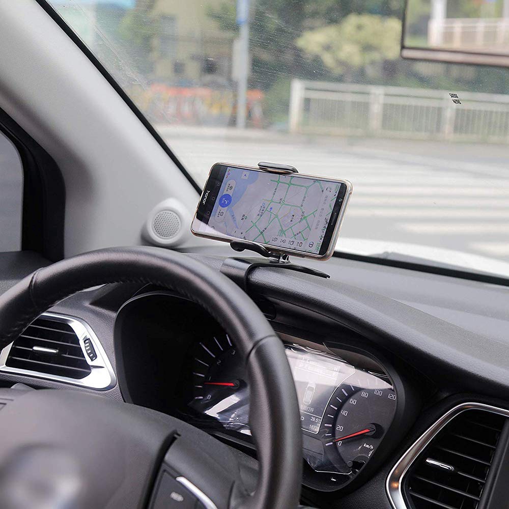 Universal 360 Rotasi Dudukan Ponsel Mobil / Klip Dasbor Ponsel GPS Mount / Di Dudukan Smartphone Mobil / Untuk iPhone 11 Pro XS Max Ponsel Android Xiaomi Huawei Samsung