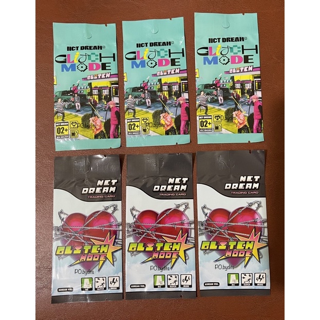 [READY SEALED] RANDOM TRADING CARD GLITCH MODE NCT DREAM MD POP UP STORE TC GLIMO SEALED FULLSET