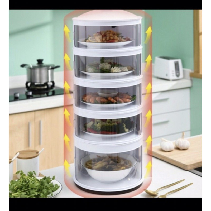 Tempat lauk 3 Susun 3 tingkat Tempat makanan