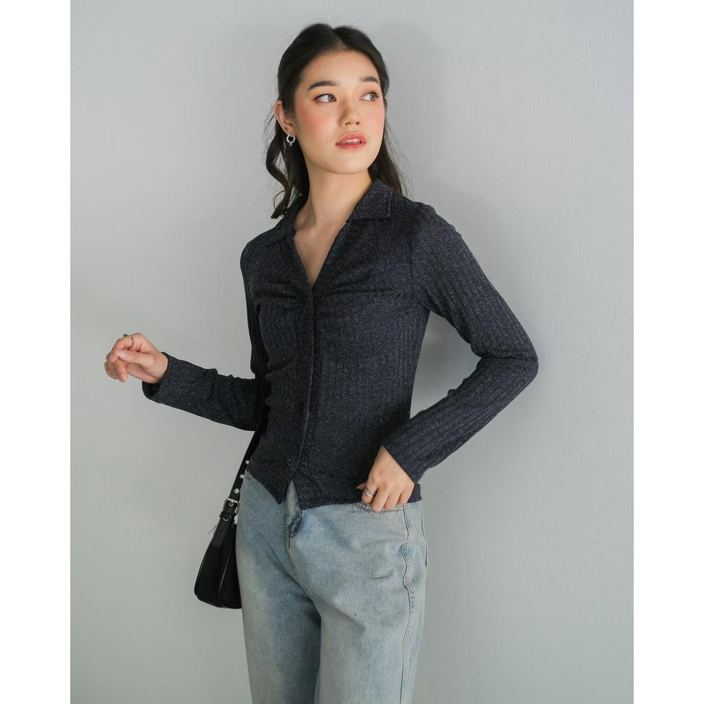 Myrubylicious NASTRI SHIRT KODE 4252  | KEMEJA | KEMEJA WANITA | KEMEJA LENGAN PANJANG | KEMEJA RAYON