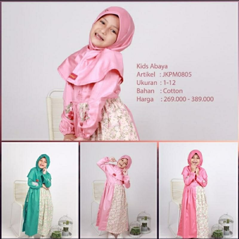 jkpm0805 gamis anak perempuan dannis terbaru