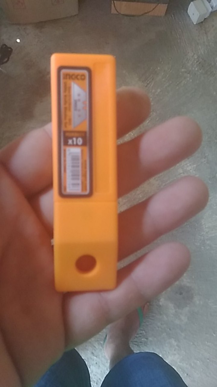 10 Pcs Utility Knife Blades Refill Isi Mata Pisau Ingco Hukb611