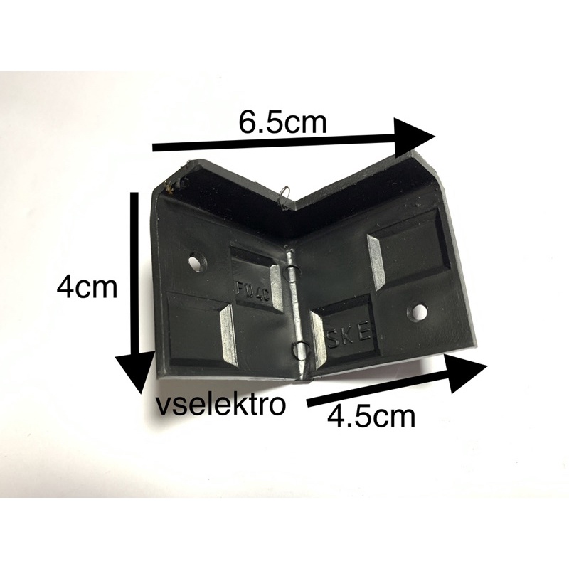 SIKU SALON 2 LUBANG/ SIKU BOX SPEAKER PLASTIK/SUDUT BOX SPEAKER SALON KECIL/ SIKU BOX SPEAKER BAUT 2